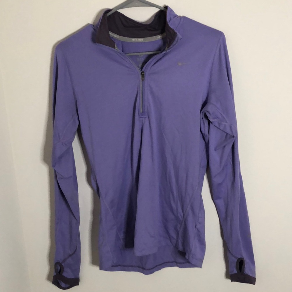 Nike purple half zip